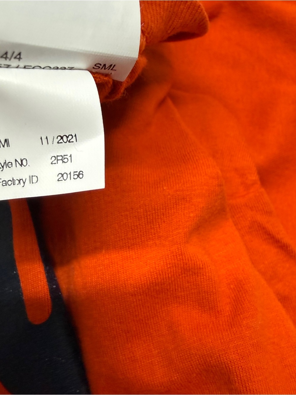 Chicago Bears NFL Team Apparel Men’s Long Sleeve T-Shirt XL Orange Da Bears NWT - Picture 7 of 12